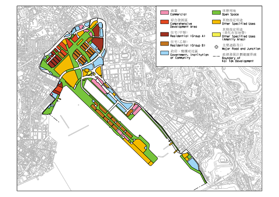 Kai Tak  Outline Zoning Plan